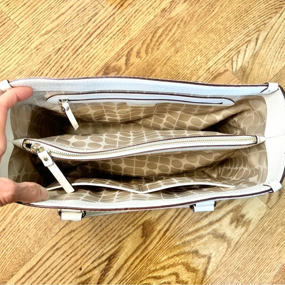 Kate Spade New York Tote Off White Leather - Picture 11 of 12